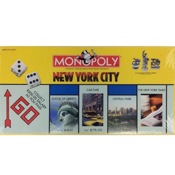 Monopoly Board Game Collectible New York City Monopoly Limited Edition 2001